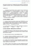 Modelo de Contrato de Prestação de Serviços de Transportes Rodoviários de Cargas