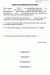 Contrato Padrão de Compensação de Horas