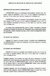 Modelo de Contrato de Prestação de Serviços de Fisioterapia - Fisioterapeuta