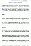 Contrato bilingue Padrão de Prestação de Serviços profissionais