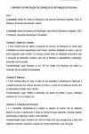 Modelo de Contrato de Prestação de Serviços de Detonação de Rochas