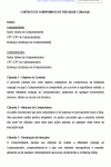 Modelo de Contrato de Compromisso de Fidelidade Conjugal