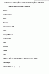 Modelo de Contrato de prestação de Serviço - Execução de Software