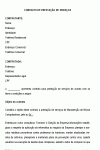 Modelo de Contrato de Prestação de Serviço referente a Manutenção de Computador