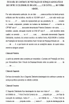 Rescisão Padrão para contrato de prestação de serviços advocatícios sem vínculo empregatício