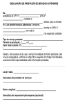 Miniatura de Modelo de Declaração de Prestação de Serviços Autônomos – Documento para Comprovação de Atividade Profissional e Pagamento por Serviços Prestados