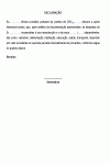 Declaração Padrão para Despesas de Pessoa Física (PF) por parte de Contador