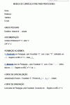 Currículo Vitae Padrão para Professores CV