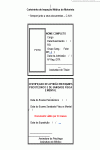 Modelo de Carteirinha Inspeção Médica do Motorista