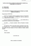 Carta Padrão para Pedir Rescisão de Contrato de Serviços ou Produtos