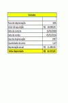 Planilha Padrão para Cálculo de Depreciação dos Ativos Imobilizados