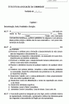 Modelo de Estatuto de Associação para Comunidade Estrangeira - Comunidade Local ou Região de outro País