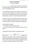 Modelo de Termo de Responsabilidade de Serviços Veterinários