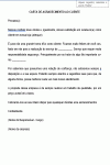 Carta Padrão para Agradecimento ao Cliente - Fidelização