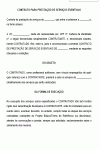 Modelo de Contrato de Prestação de Serviços Eventuais