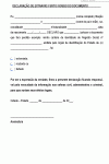 Modelo de Declaração de Extravio de Documento