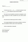 Comunicado Padrão para Exame de Retorno ao Trabalho