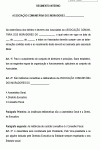 Modelo de Regimento Interno de Associação Comunitária de Moradores