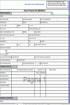 Modelo de Ficha Solicitação Registro Emprego em excel