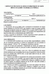 Modelo de Contrato de Prestação de Serviços de Manutenção Equipamentos de Alarme e Segurança Eletrônica