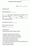 Solicitação Padrão para Cópia de Processo