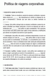 Política Padrão para Viagem de Empresas - Política de Viagens Corporativas