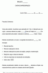 Carta Padrão para Apresentação de Projeto