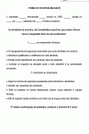 Modelo de Termo de Responsabilidade para realização de Atividades Esportiva