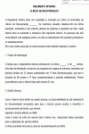 Regimento Padrão para Regulamento Interno para Clínica de Recuperação