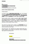 Modelo para Sustar Cheque solicitado pelo Titular da Conta