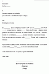 Solicitação Padrão para Revisão de contrato