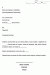 Carta Padrão para Justificativa Desculpas por Atraso de pagamento