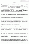 Modelo de Termo de Responsabilidade e Autorização para Acampamento