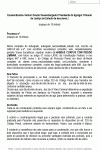 Modelo de Petição para Habeas corpus - Falta de justa causa - Paciente pede a cassação da sentença