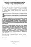 Modelo de Comunicado a Fornecedores e Prestadores de Serviços - Mudança no FLuxo de Pagamentos