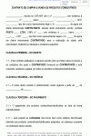 Modelo de Contrato de Compra e Venda de Produto Combustível