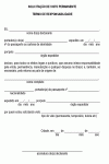 Declaração Padrão para Compromisso de Manutenção Subsistência e Saída do território nacional do chamante em favor do chamado