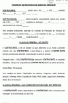 Modelo de Contrato de Prestação de Serviços de Open Bar