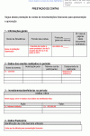 Padrão para Prestação de Contas de movimentações financeiras