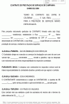 Modelo de Contrato de Prestação de Serviços de Campanha Propaganda de Carro de Som