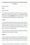 Modelo de Petição de Memoriais - solicitação de absolvição cfe Art 386 III CPP