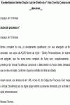 Petição Padrão para Extinção do feito - Falecimento do autor - Direito Personalíssimo - Conforme Novo CPC