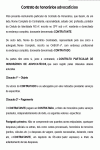 Modelo de Contrato de honorários advocatícios - Conforme Novo CPC - Lei 13105 2015