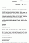 Comunicado Padrão para Aviso sobre uso de aparelho celular 