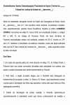 Petição Padrão para Habeas Corpus - Quando cessados os motivos da prisão