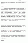 Petição Padrão para Execução de Alimentos Prisão Rito Artigo 528 - Novo CPC Lei 13105.15