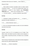 Reclamação Trabalhista Padrão para Equiparação Salarial