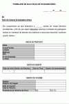 Modelo de Formulário para Solicitação de passagem aérea e Termo de Compromisso