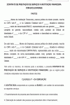 Modelo de Contrato de Prestação de Serviços à Instituição Financeira com exclusividade