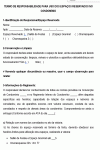 Modelo de Termo de Responsabilidade de Uso dos Espaços Reservados no Condomínio